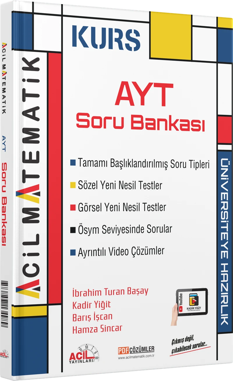 AYT Matematik Kurs Soru Bankası kitap kapağı