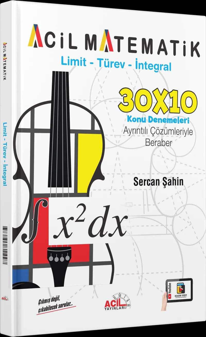 Limit - Türev - İntegral 30x10 Deneme kitap kapağı
