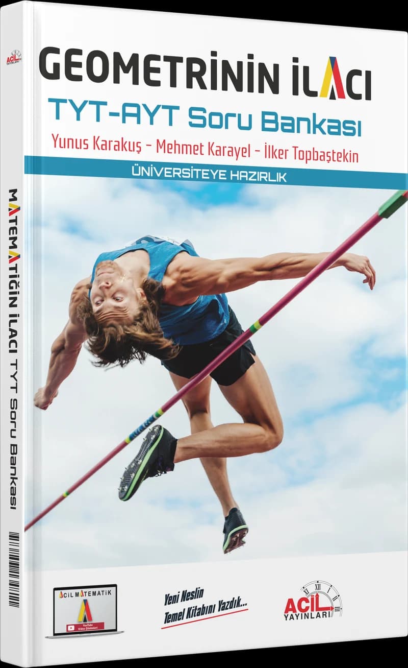 TYT-AYT Geometri İlaç Serisi Soru Bankası kitap kapağı